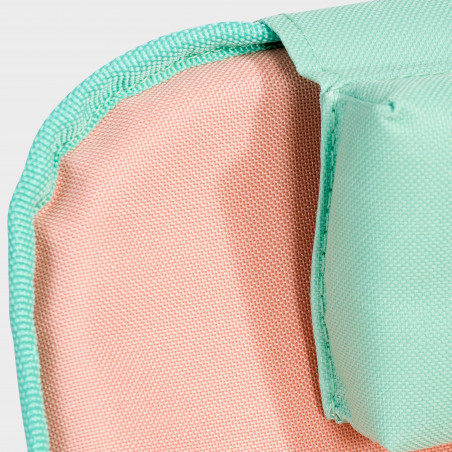 Focus tissu et coussin matelas Clic clac des plages ORANGE Focus tissu et coussin matelas Clic clac des plages ORANGE