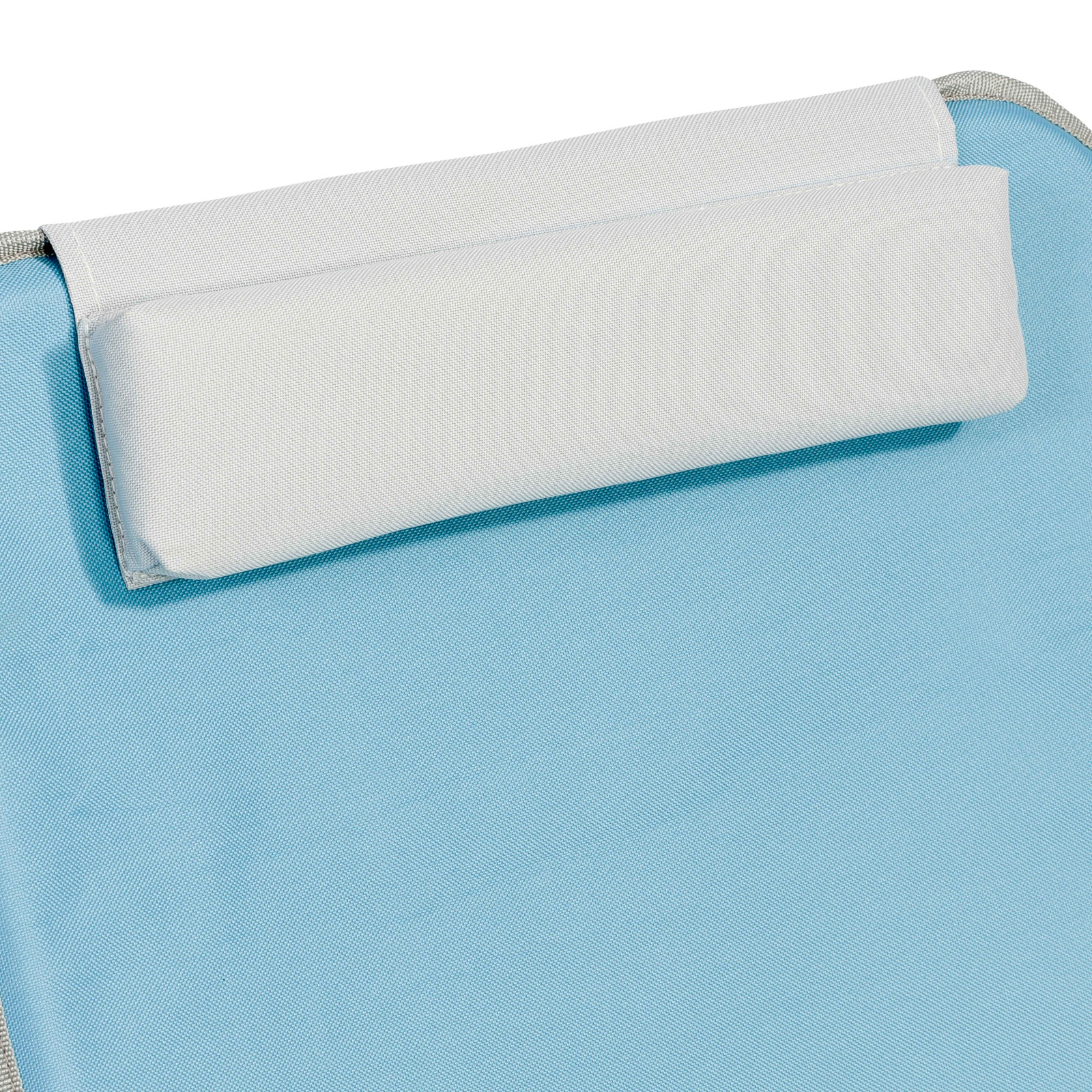 Matelas de plage pliable BLEU avec coussin