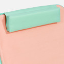 Matelas de plage pliable ORANGE avec coussin Matelas de plage pliable ORANGE avec coussin