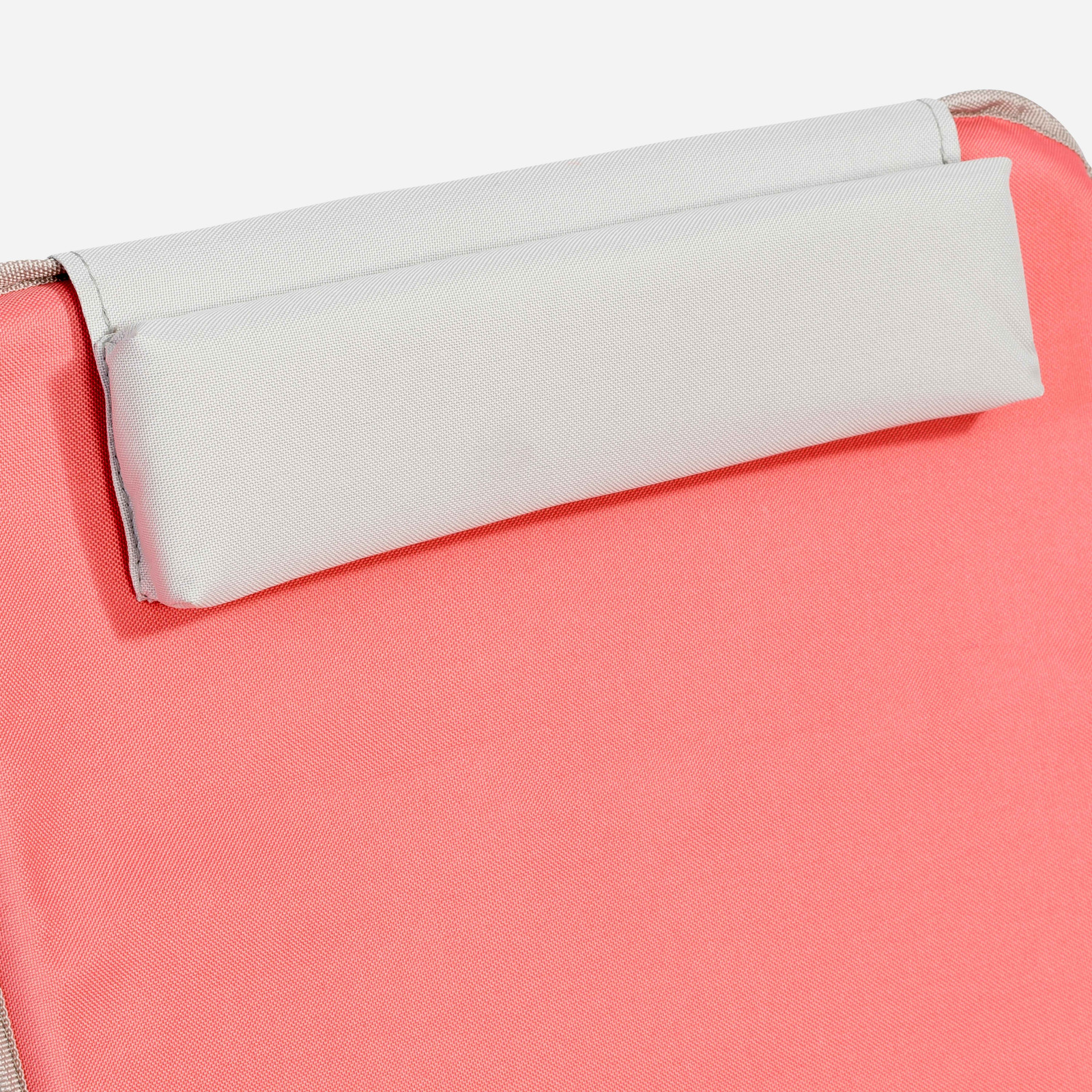 Matelas de plage pliable ROUGE avec coussin