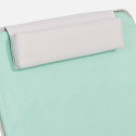 Matelas de plage pliable VERT avec coussin