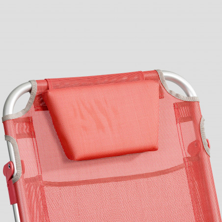 Focus coussin de tête fauteuil de plage ROSE