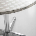 Focus plateau de table bistro ronde alu Focus plateau de table bistro ronde alu
