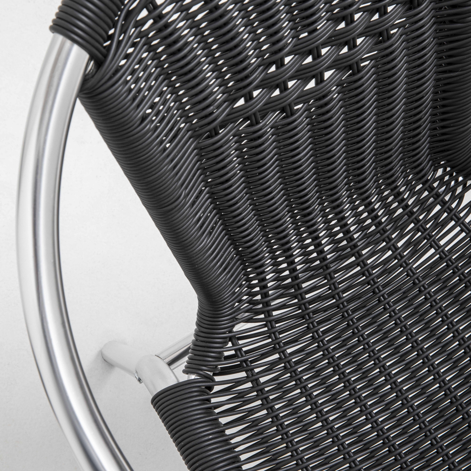 Focus chaise café restaurant noire