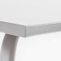 Zoom Table Terrasse blanche Metal