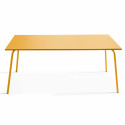 Table Terrasse jaune Metal