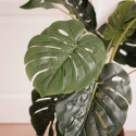 Focus plante artificielle monstera deliciosa