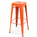 Tabourets métal ORANGE