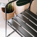 Chaise en métal GRISE intérieur