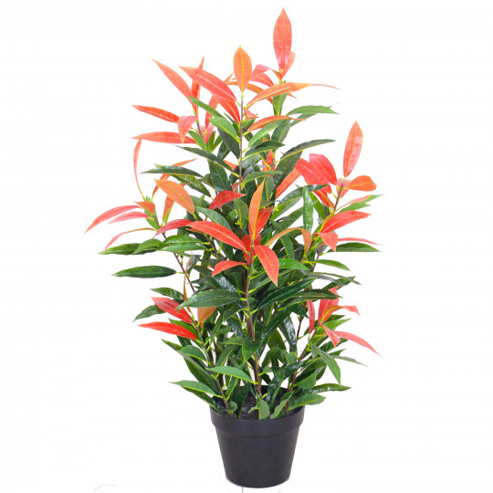 Plante artificielle avec pot photinia