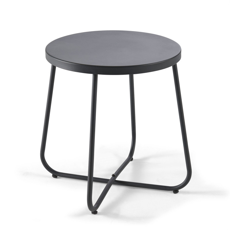 Table basse en métal noire