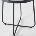 Table basse métal gris anthracite