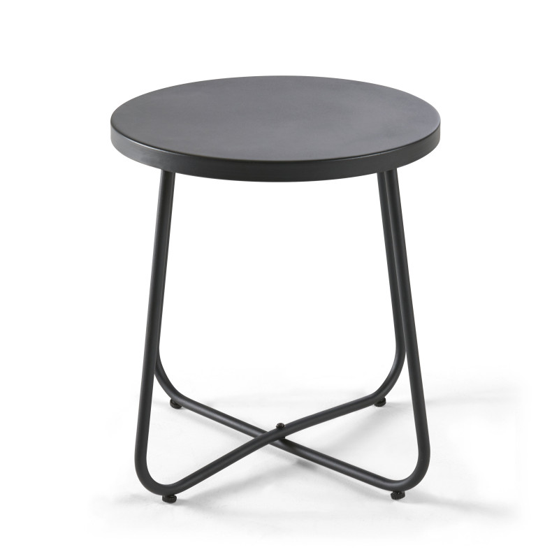 Table basse de jardin en métal