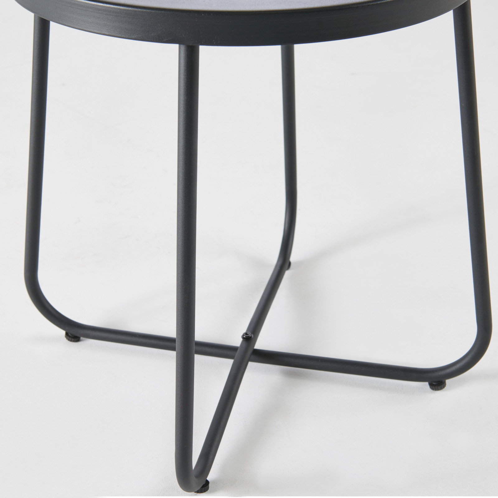 Focus table basse de jardin en métal