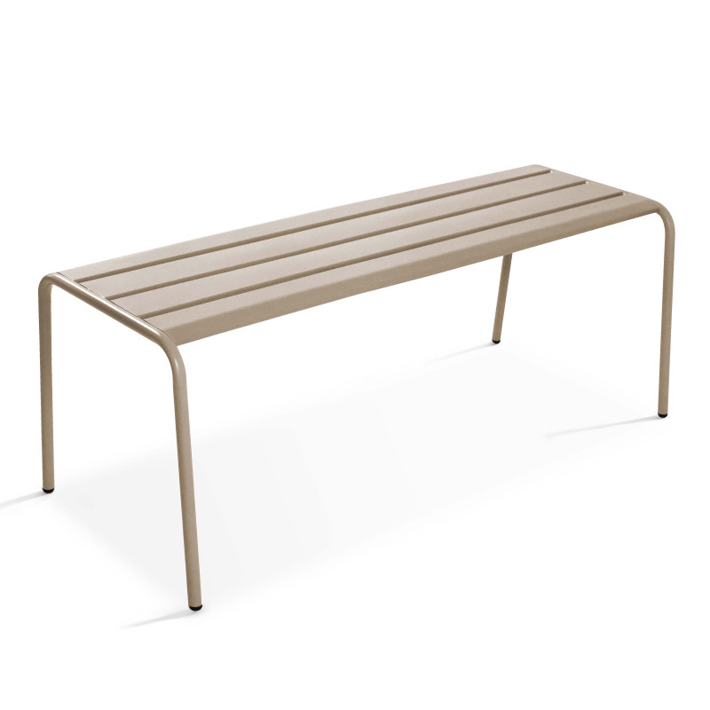 Banc en métal TAUPE salle à manger