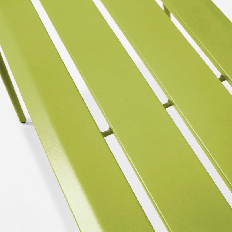 Focus banc en métal VERT