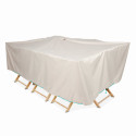 Housse de salon de jardin 240 x 130 x 60 cm taupe (1/5)