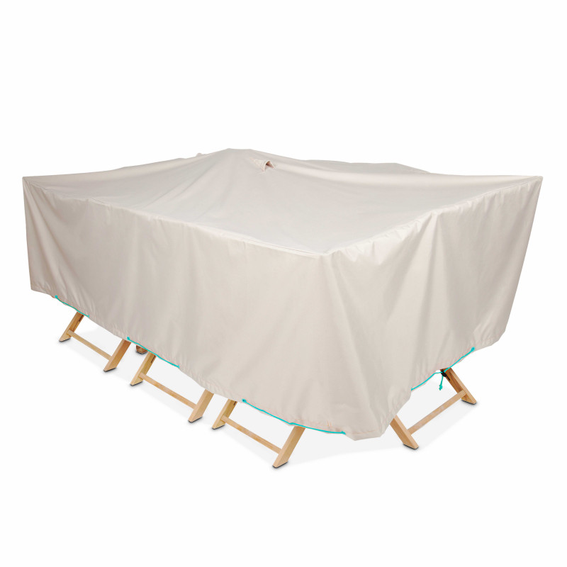 Housse de salon de jardin 240 x 130 x 60 cm taupe (1/5)