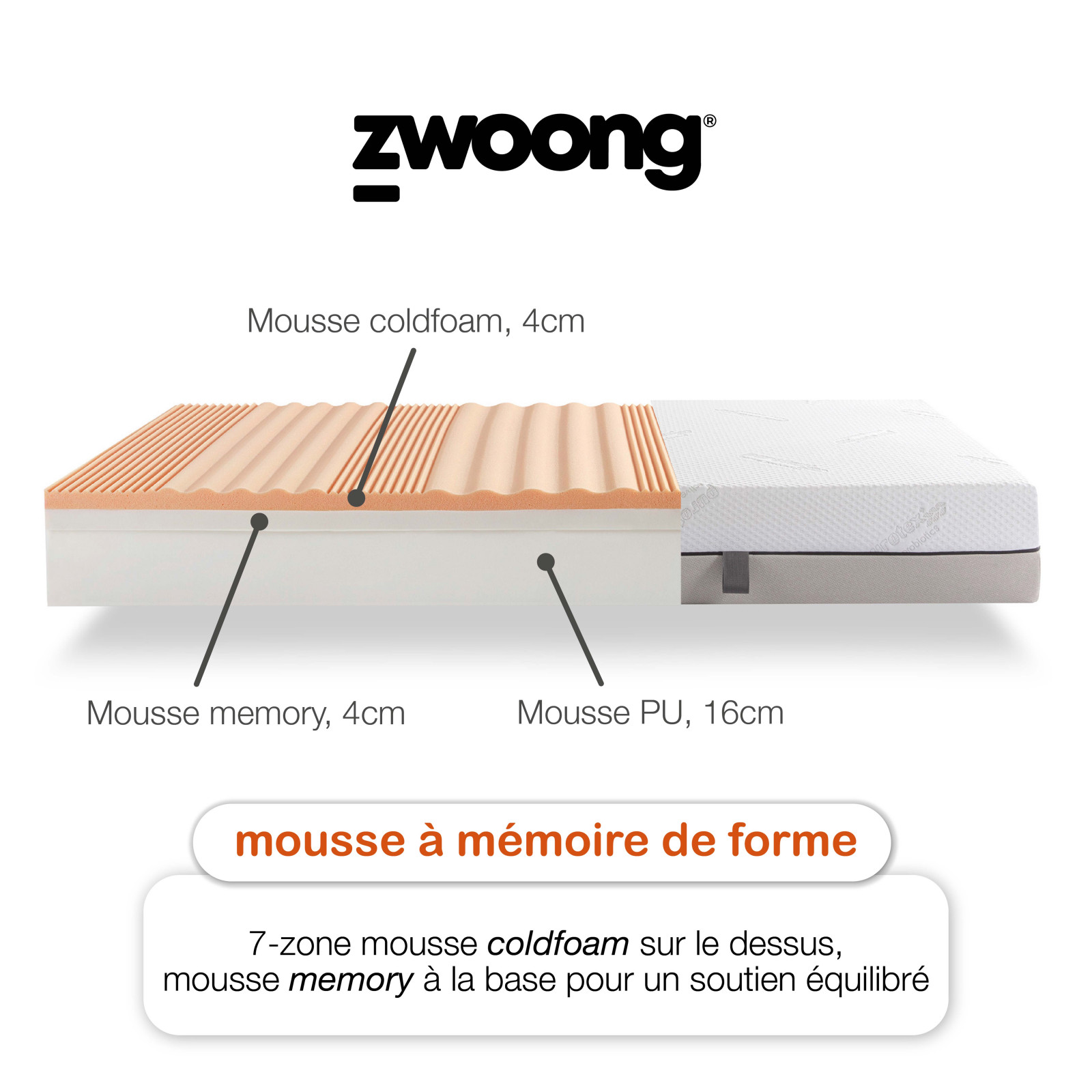 Matelas Zwoong Deluxe