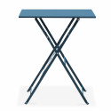 Table pliante en métal BLEUE PACIFIC
