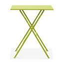 Table pliante en métal VERTE