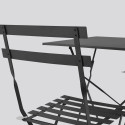 Focus chaise en métal GRISE