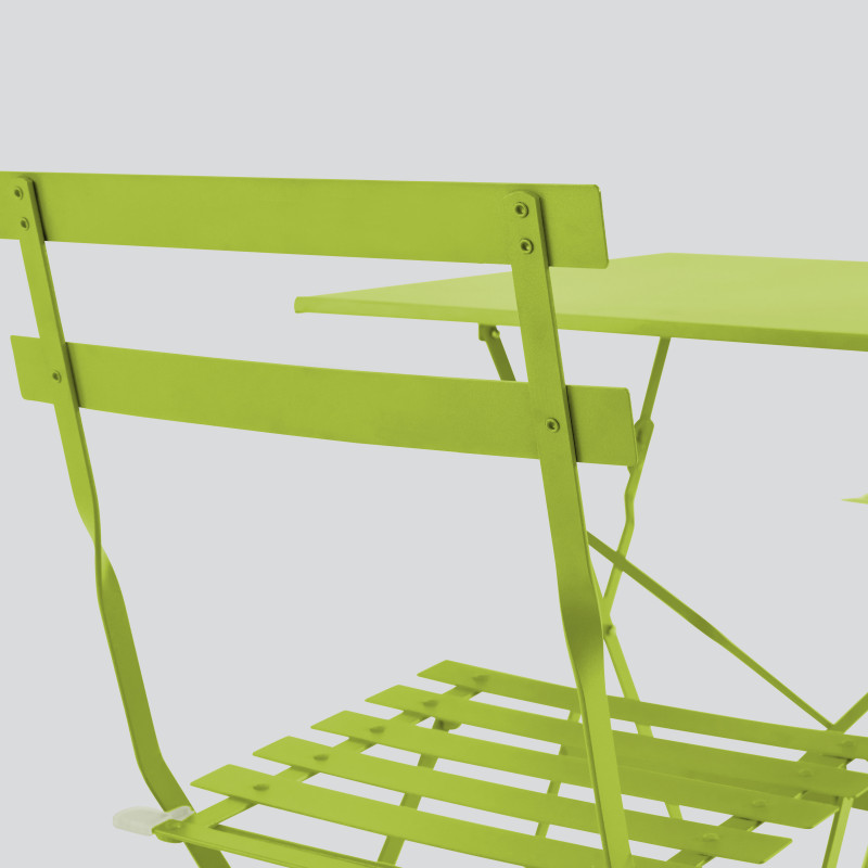 Focus chaise en métal VERT