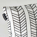 Focus coussin outdoor motifs BLANC ET NOIR