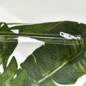 Focus coussin outdoor motifs VERT ET BLANC