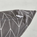 Focus coussin outdoor motifs GRIS ET BLANC