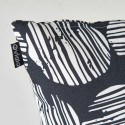 Focus coussin motif NOIR ET BLANC