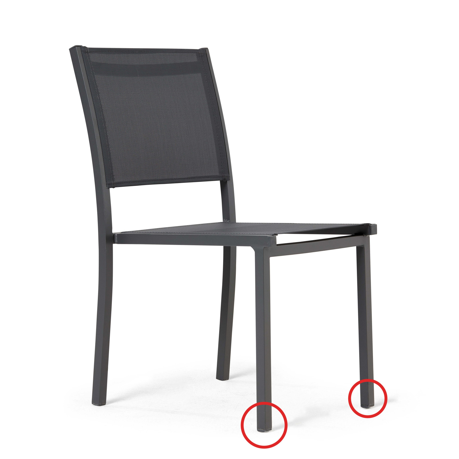 PLUG PIEDS AVANT CHAISE GRIS