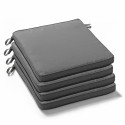 Lot de 4 galettes de chaises GRISES