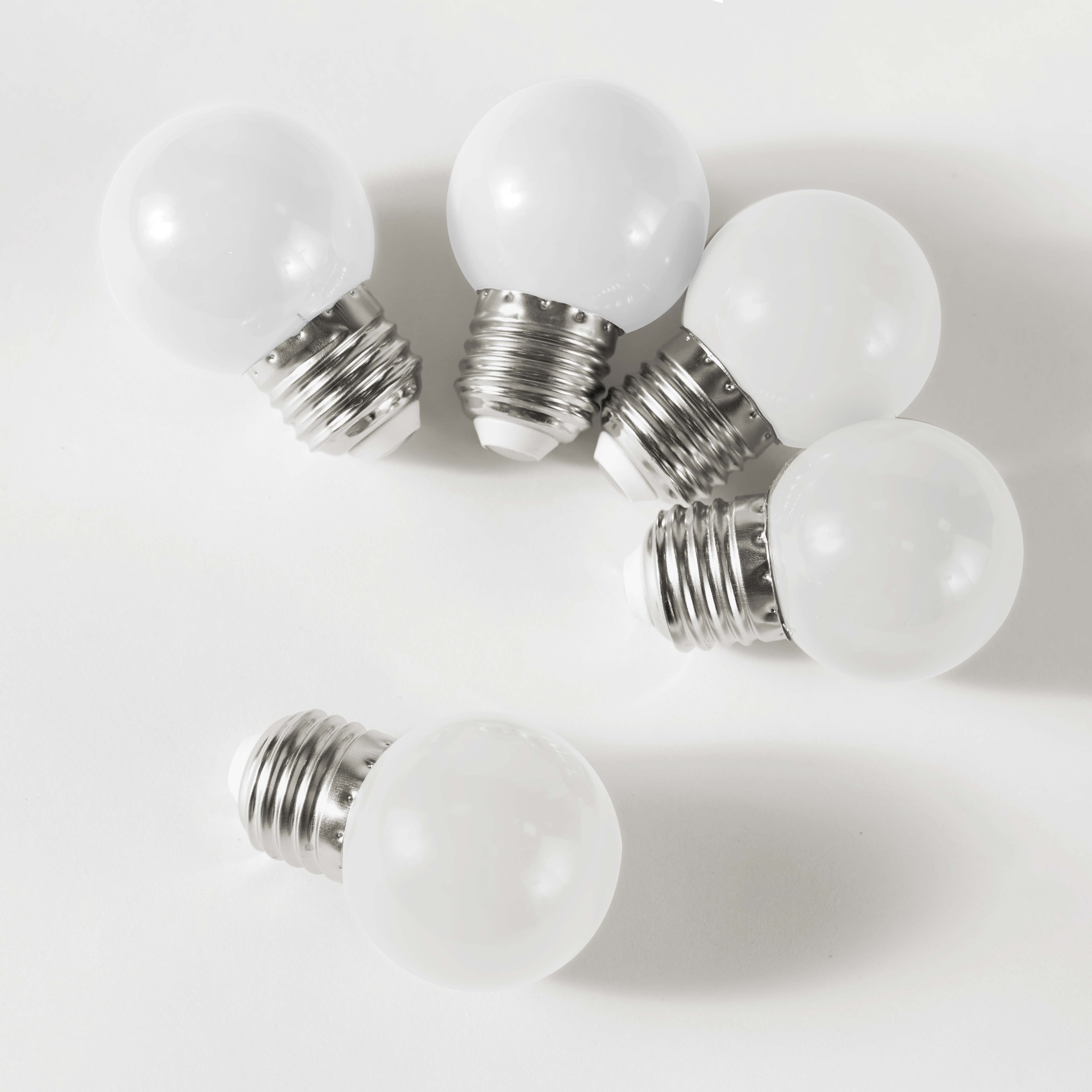 Lot de 5 ou 10 ampoules blanches