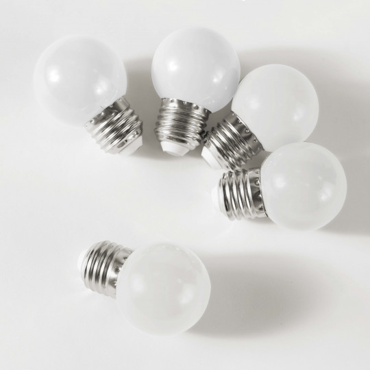 Lot de 5 ou 10 ampoules blanches (1/1)