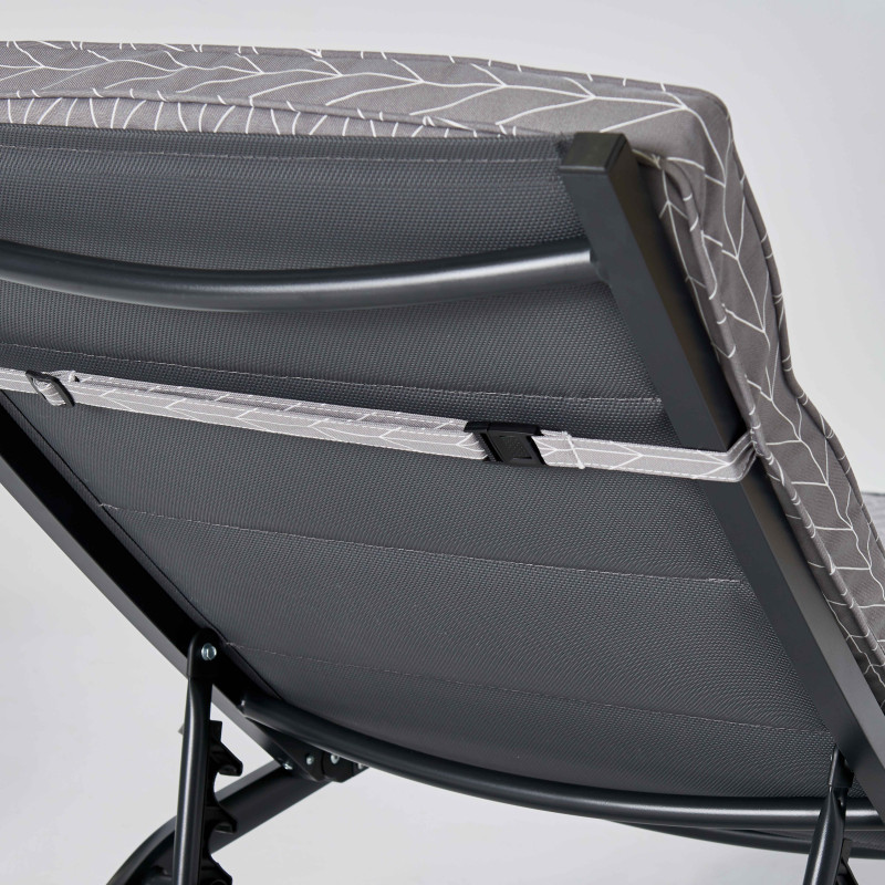 Lot de 2 matelas pour bain de soleil à motifs confortable | Oviala (5/6)