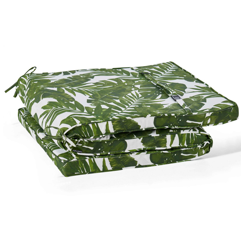 Lot de 2 matelas pour bain de soleil à motifs (2/6)