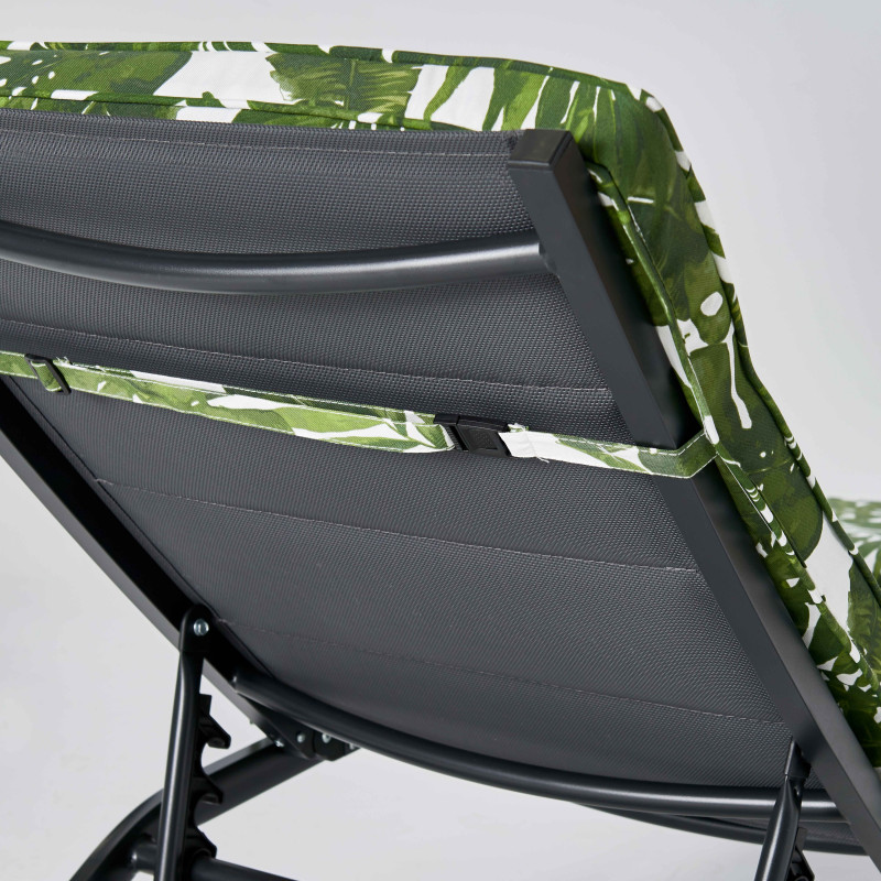 Lot de 2 matelas pour bain de soleil à motifs (5/6)