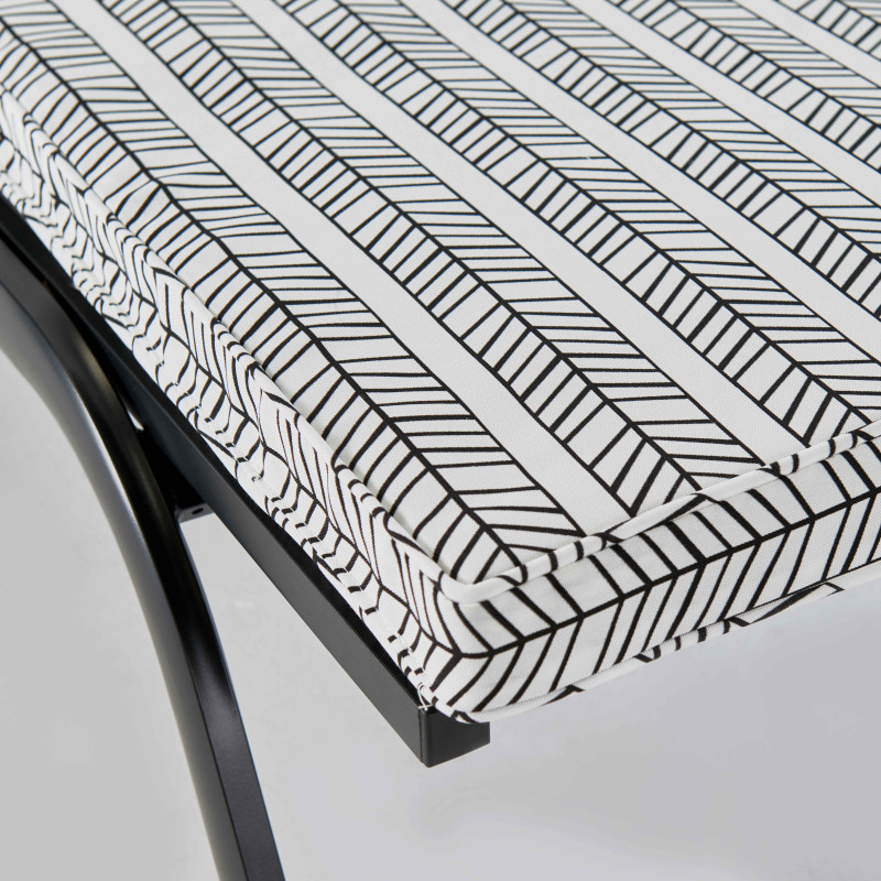 Lot de 2 matelas pour bain de soleil à motifs (4/6)