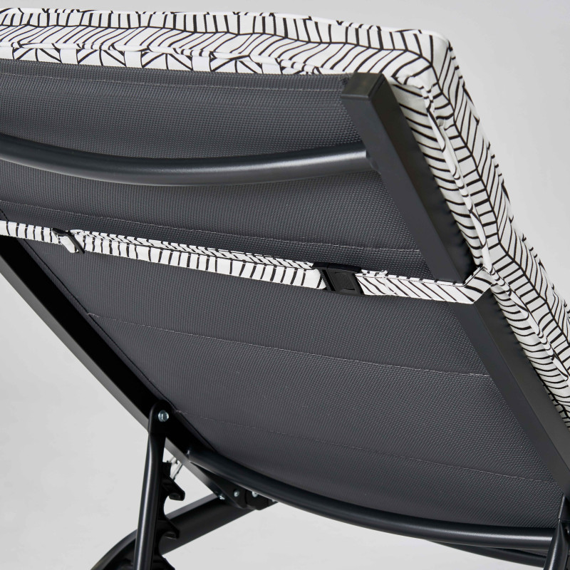 Lot de 2 matelas pour bain de soleil à motifs (5/6)