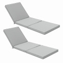 Lot de 2 matelas pour bain de soleil à motifs (1/3)