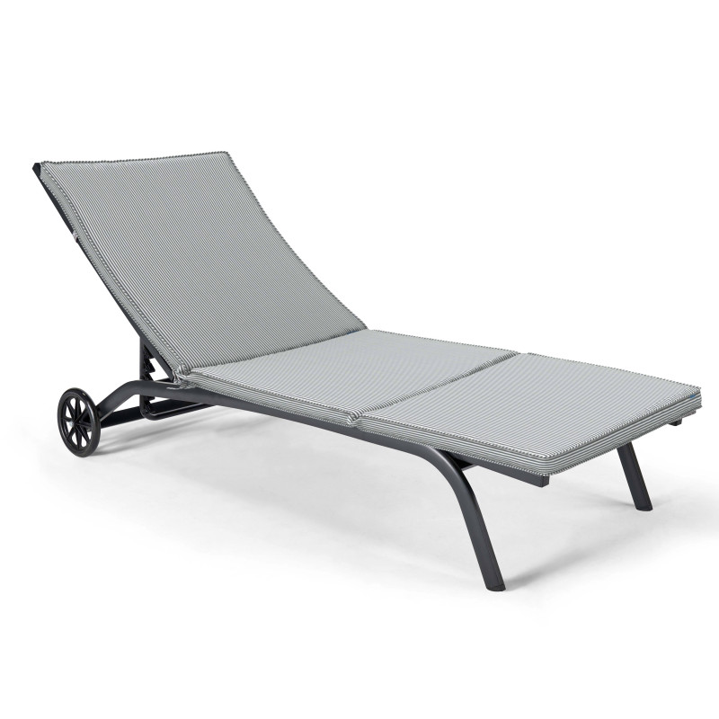 Lot de 2 matelas pour bain de soleil à motifs