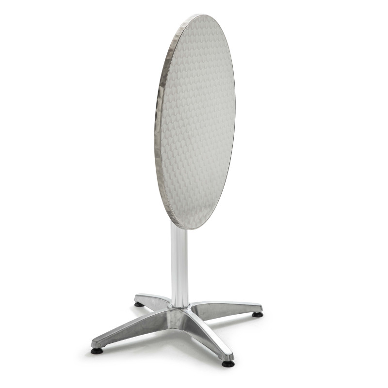 Table de jardin ronde en aluminium (1/9)