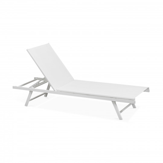 Bain de soleil métal et textilène inclinable 5 positions (1/6)