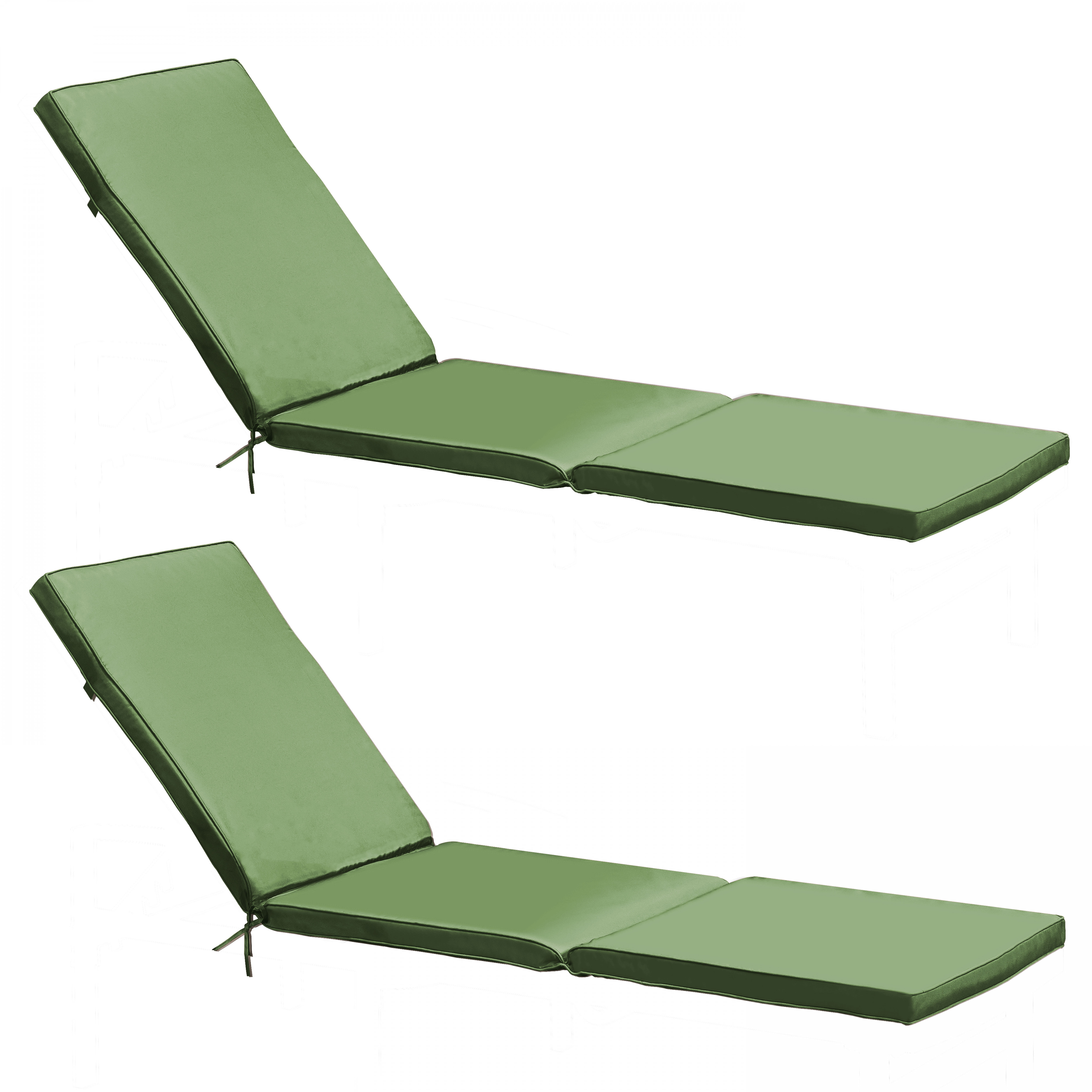 Lot de 2 matelas pour bain de soleil unis