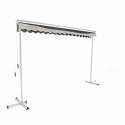 Ensemble store double pente (3 x 3 m) et 4 dalles lestées (1/4)