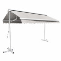 Ensemble store double pente (3 x 3 m) et 4 dalles lestées (1/4)