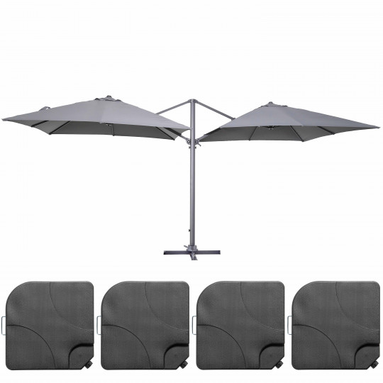 Ensemble double parasol...