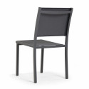 Lot de 2 chaises de jardin en aluminium et textilène (8/10)