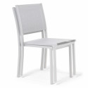 Chaises de jardin en aluminium et textilène - Lot de 2